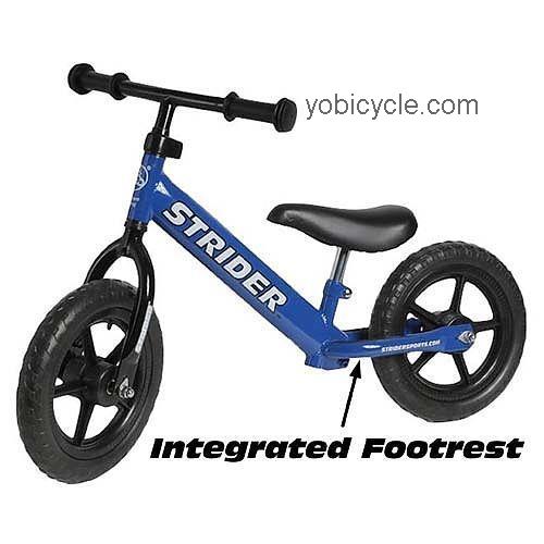 Strider  No-Pedal Balance Bike Technical data and specifications