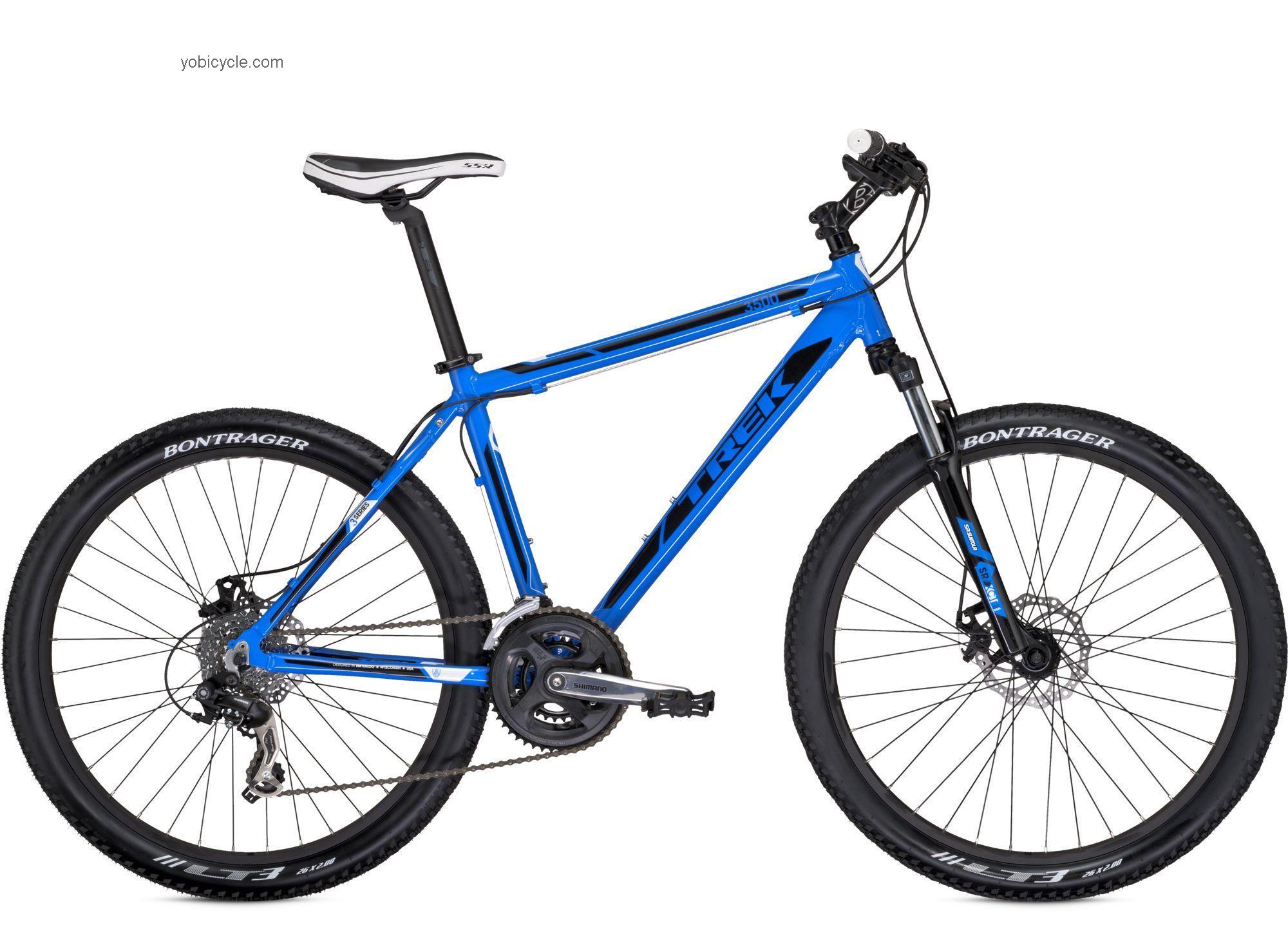 Trek 3500 Disc 2013 comparison online with competitors