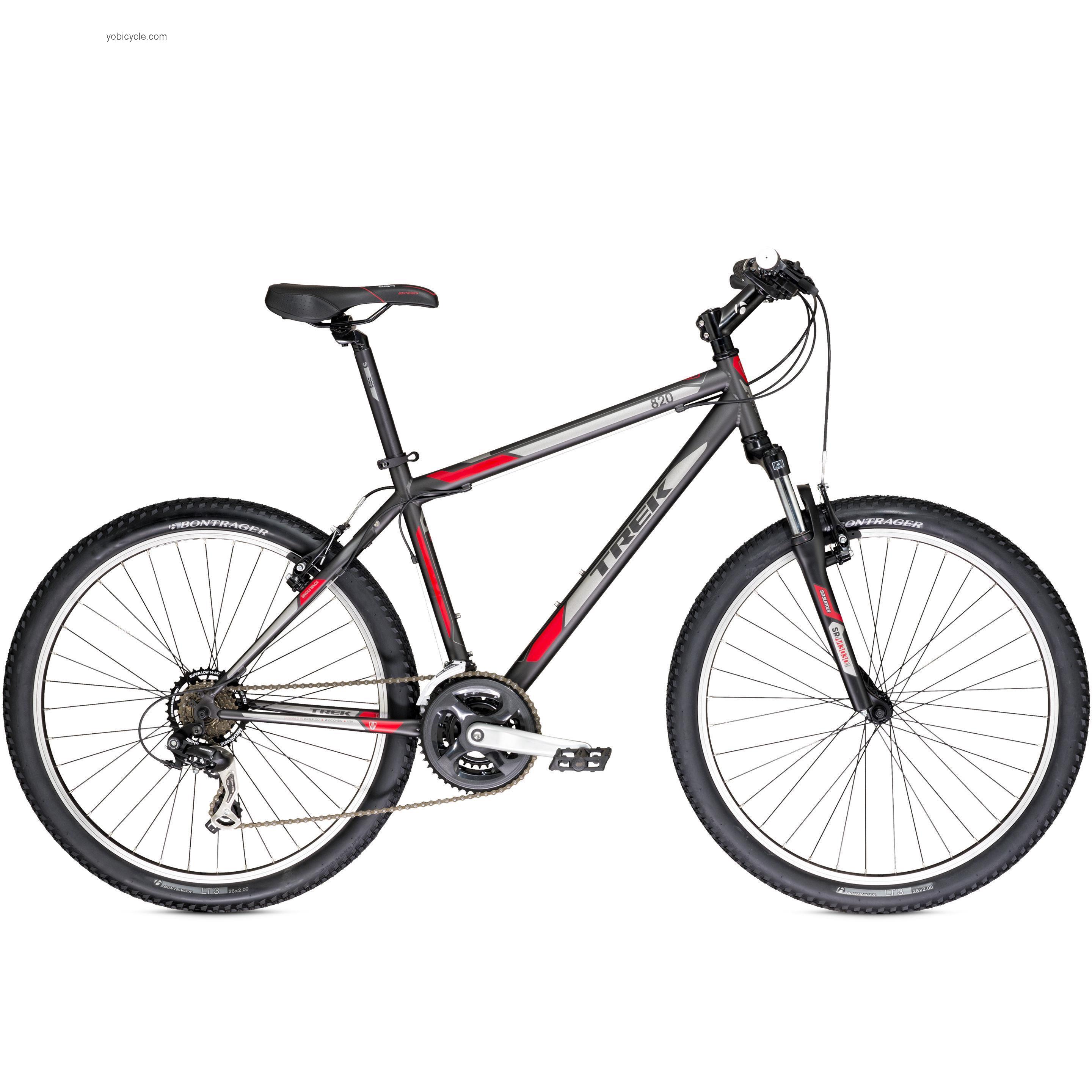 Trek  820 Technical data and specifications