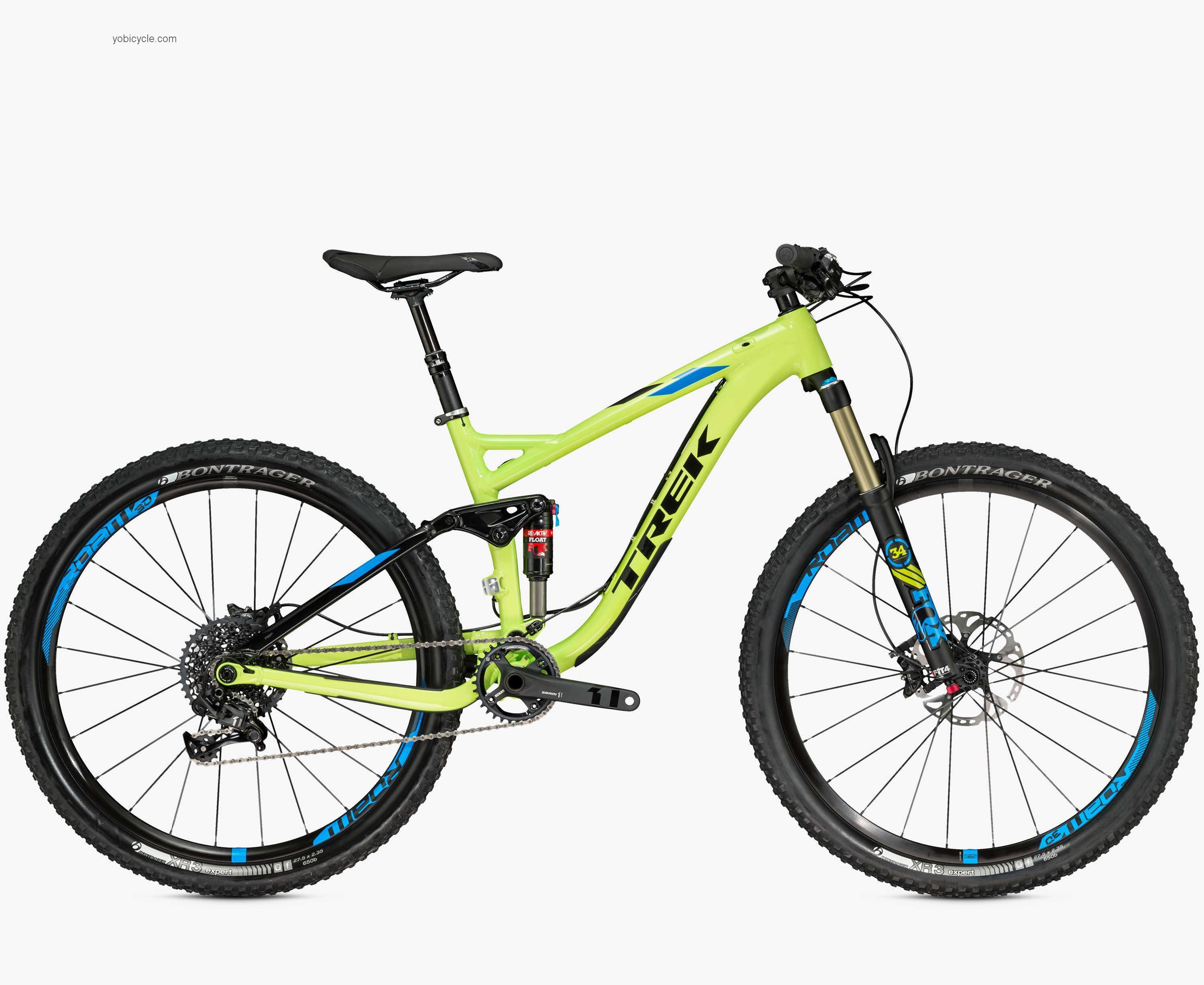 Trek  Fuel EX 9 27.5 Technical data and specifications