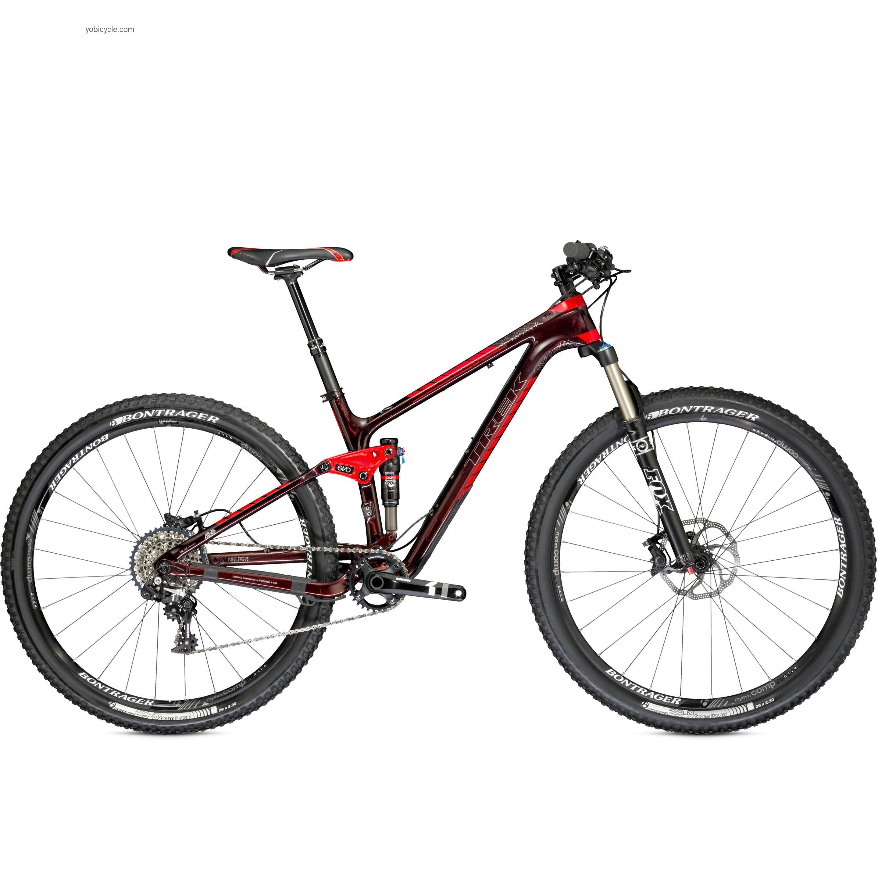 Trek Fuel EX 9.8 29 X01 2014 comparison online with competitors