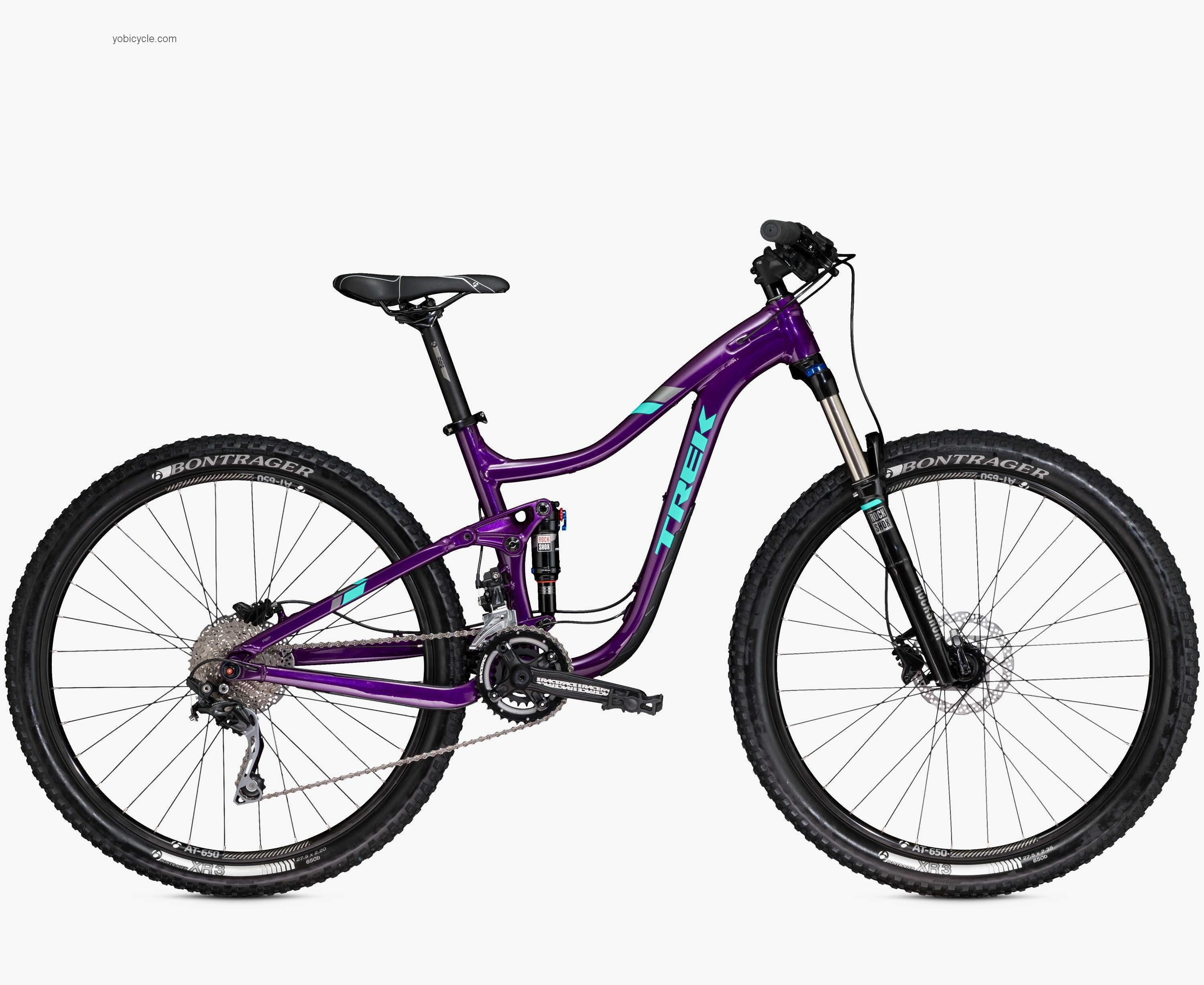 Trek  Lush 27.5 WSD Technical data and specifications