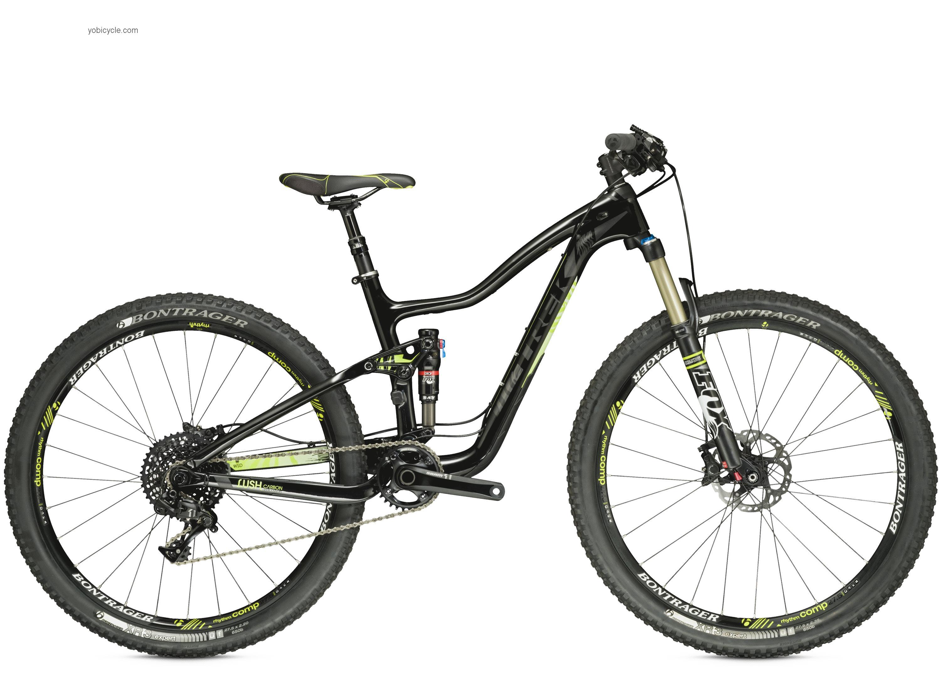 Trek  Lush Carbon 27.5 Technical data and specifications