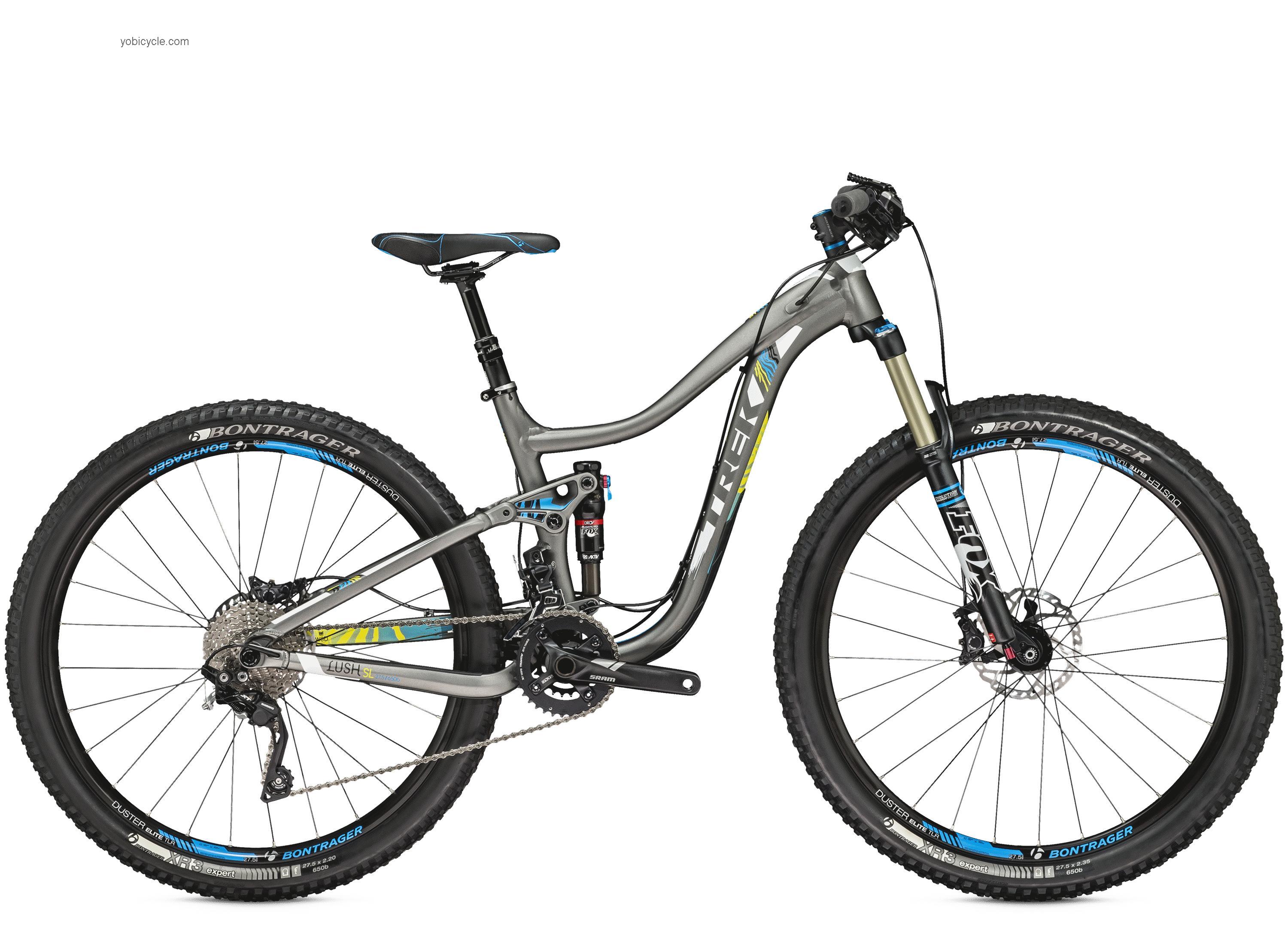 Trek  Lush SL 27.5 Technical data and specifications