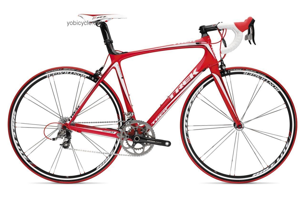 Trek Madone 5.5 2009 comparison online with competitors