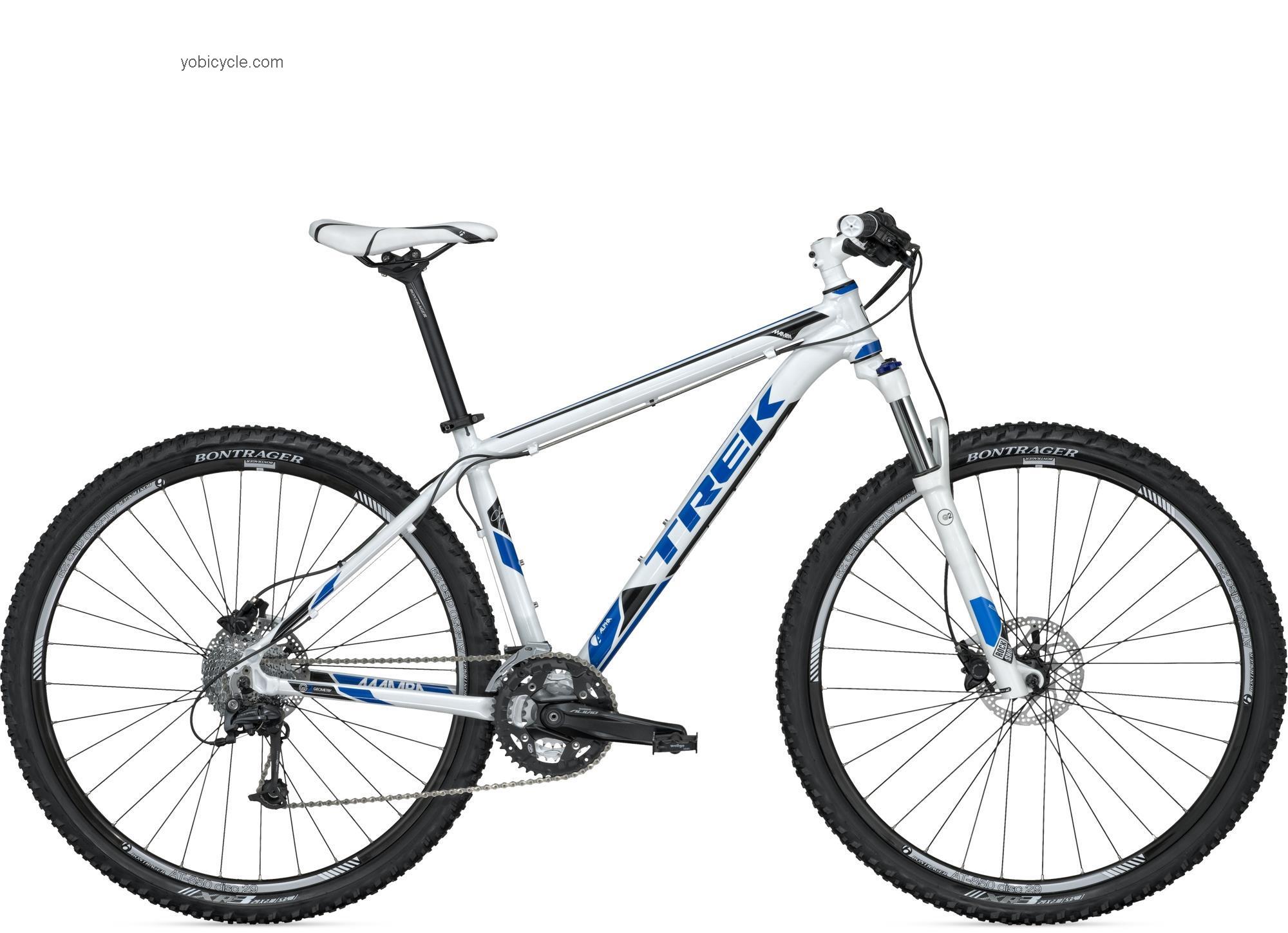 Trek Mamba 2012 comparison online with competitors