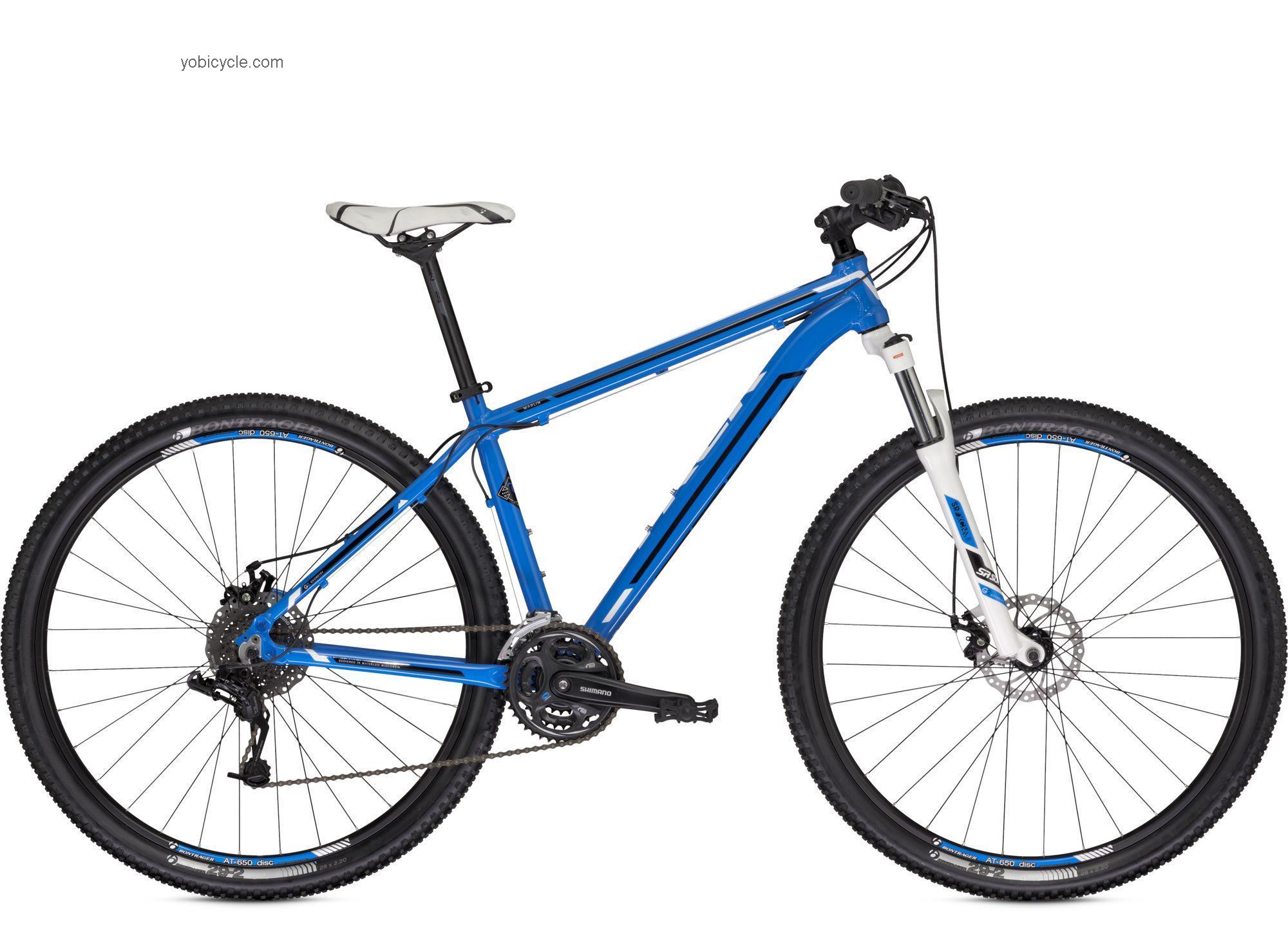 Trek  Marlin Technical data and specifications