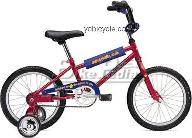 Trek  Mountain Cub 16 (01) Technical data and specifications