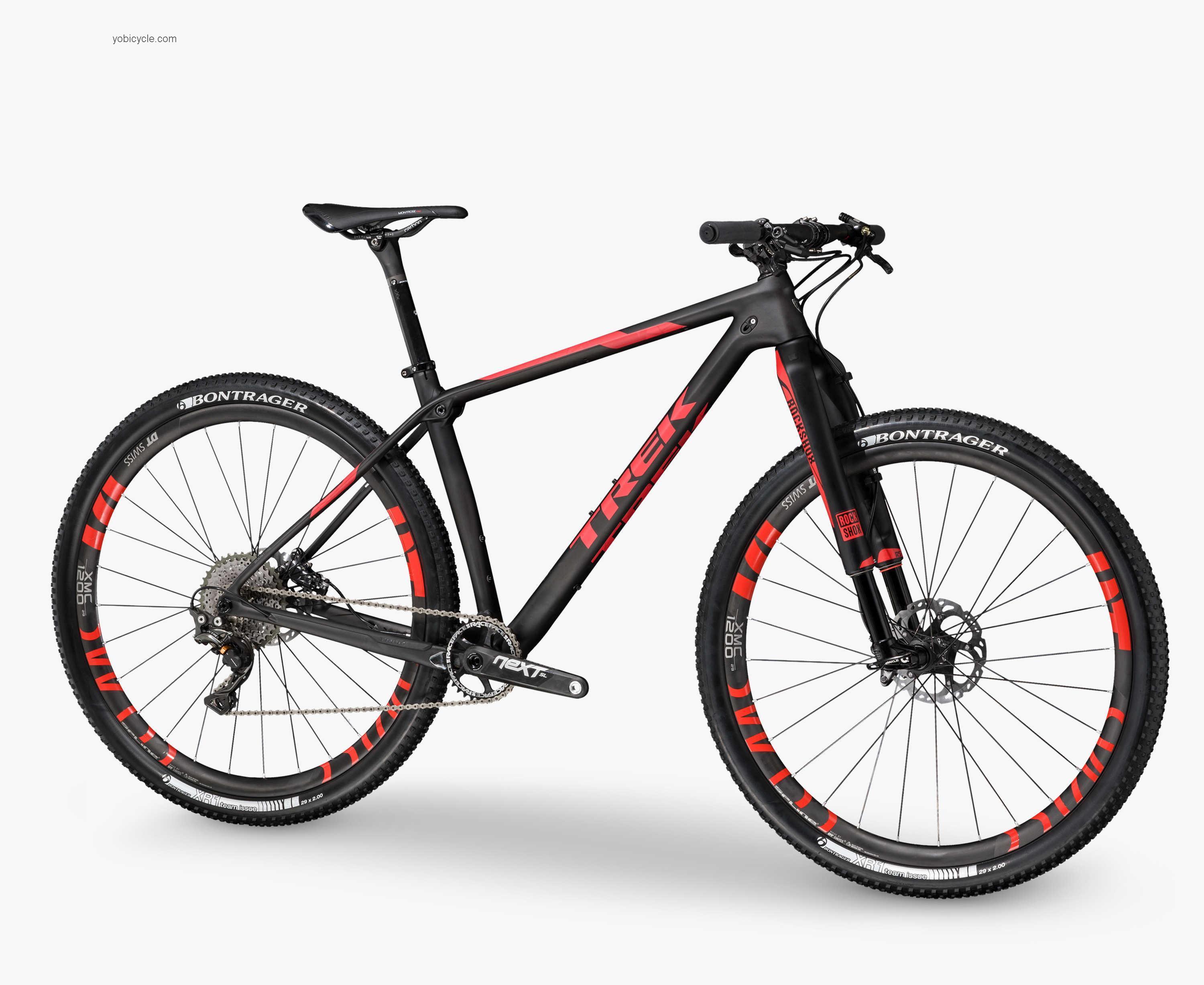Trek  Procaliber 9.9 SL Technical data and specifications