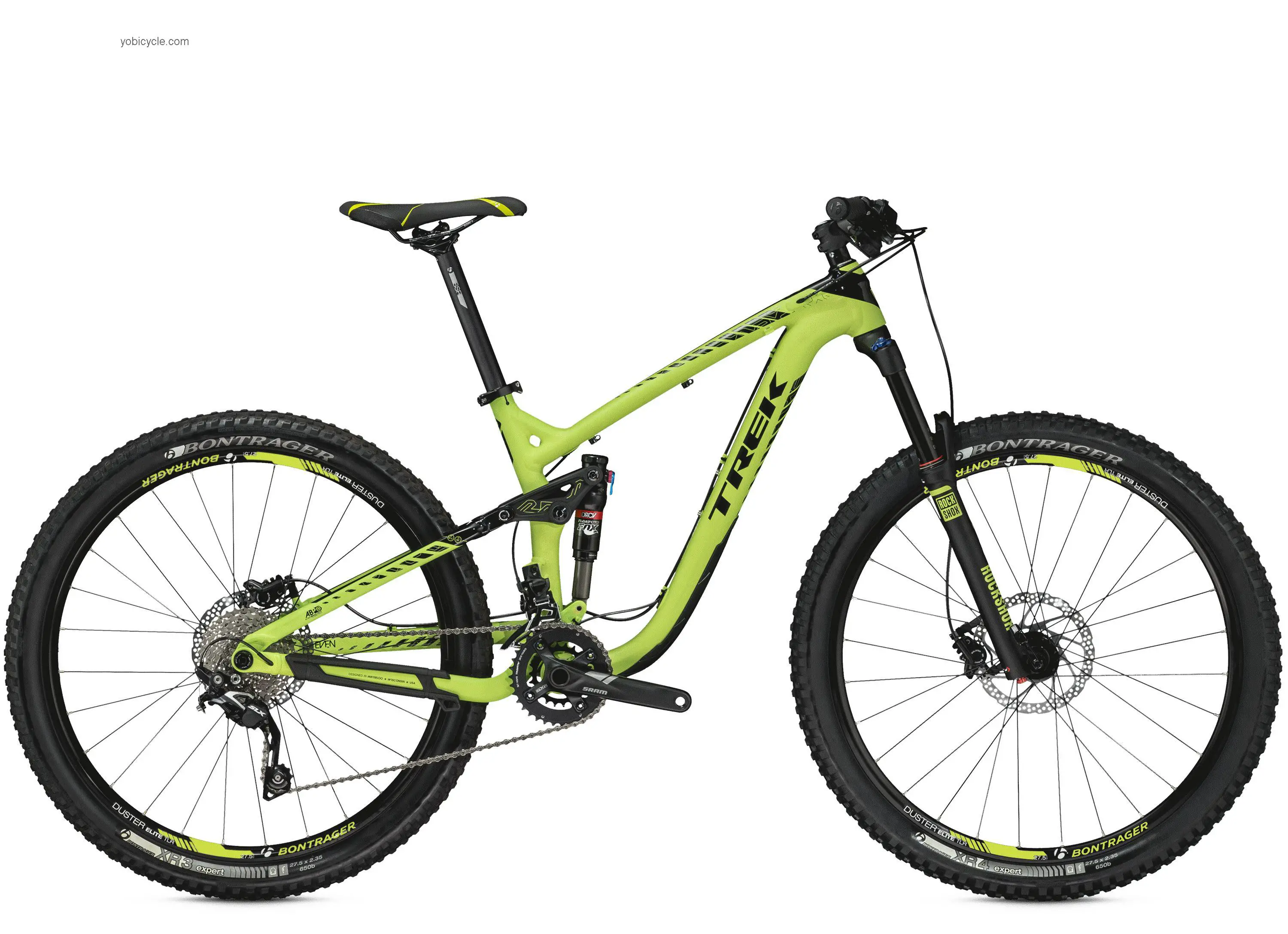 Trek  Remedy 7 27.5 Technical data and specifications