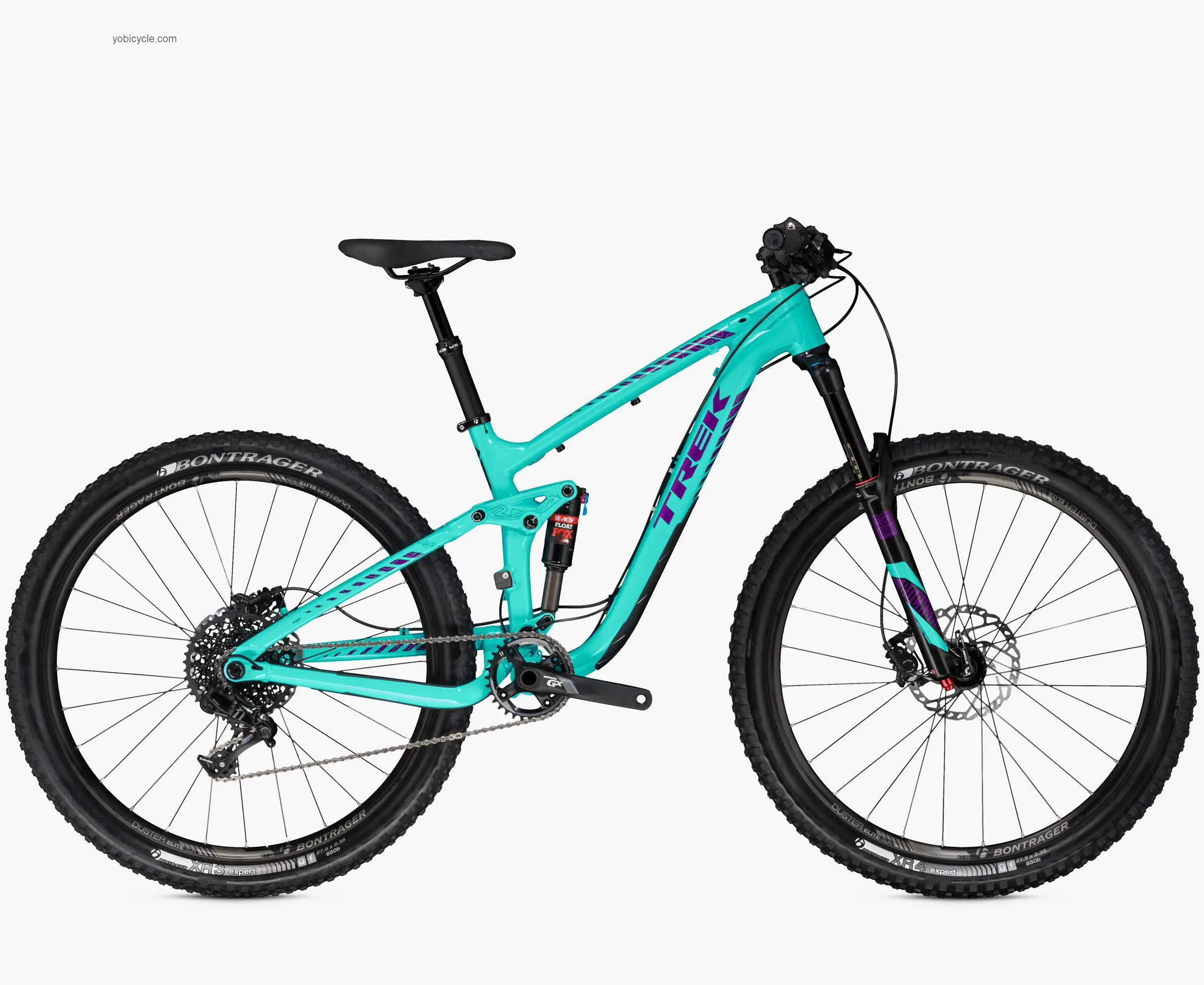 Trek  Remedy 8 27.5 WSD Technical data and specifications
