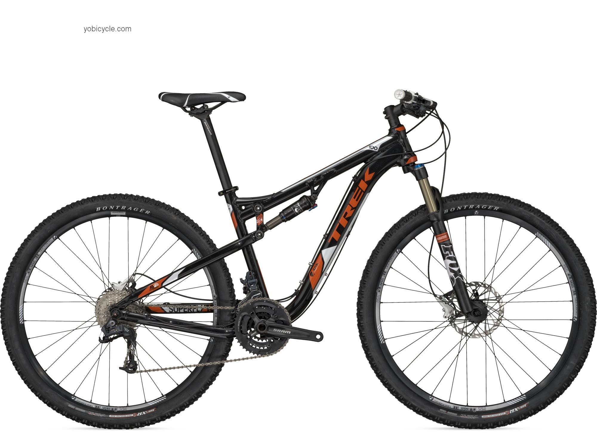 Trek  Superfly 100 AL Technical data and specifications