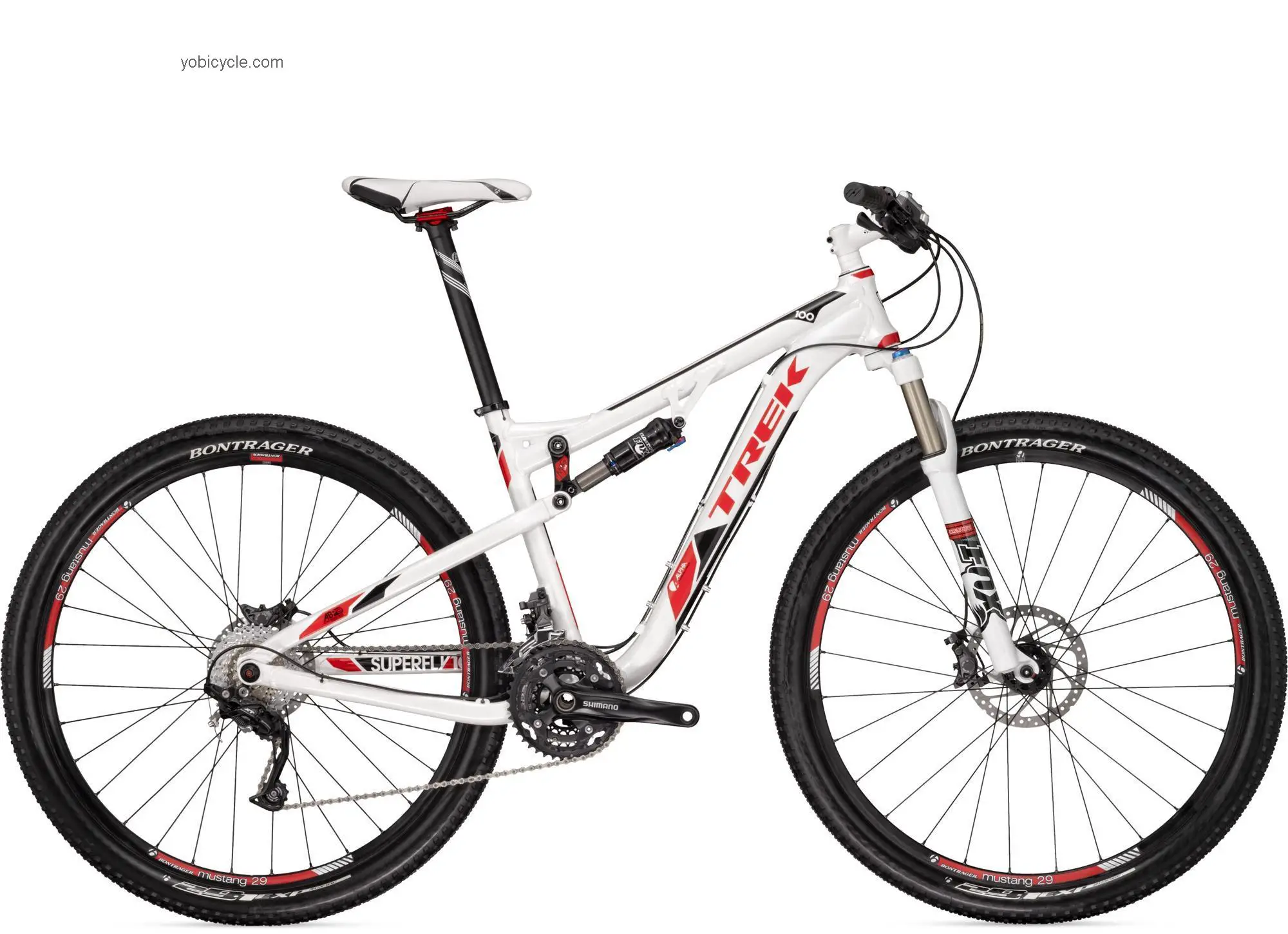 Trek  Superfly 100 AL Elite Technical data and specifications