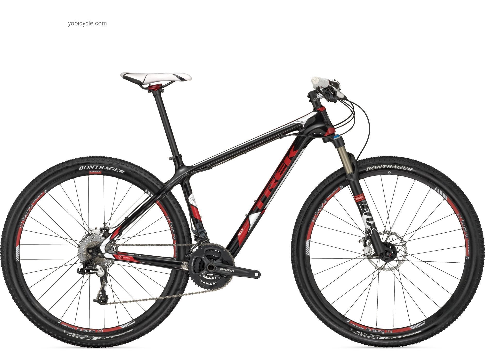 Trek Superfly 2012 comparison online with competitors