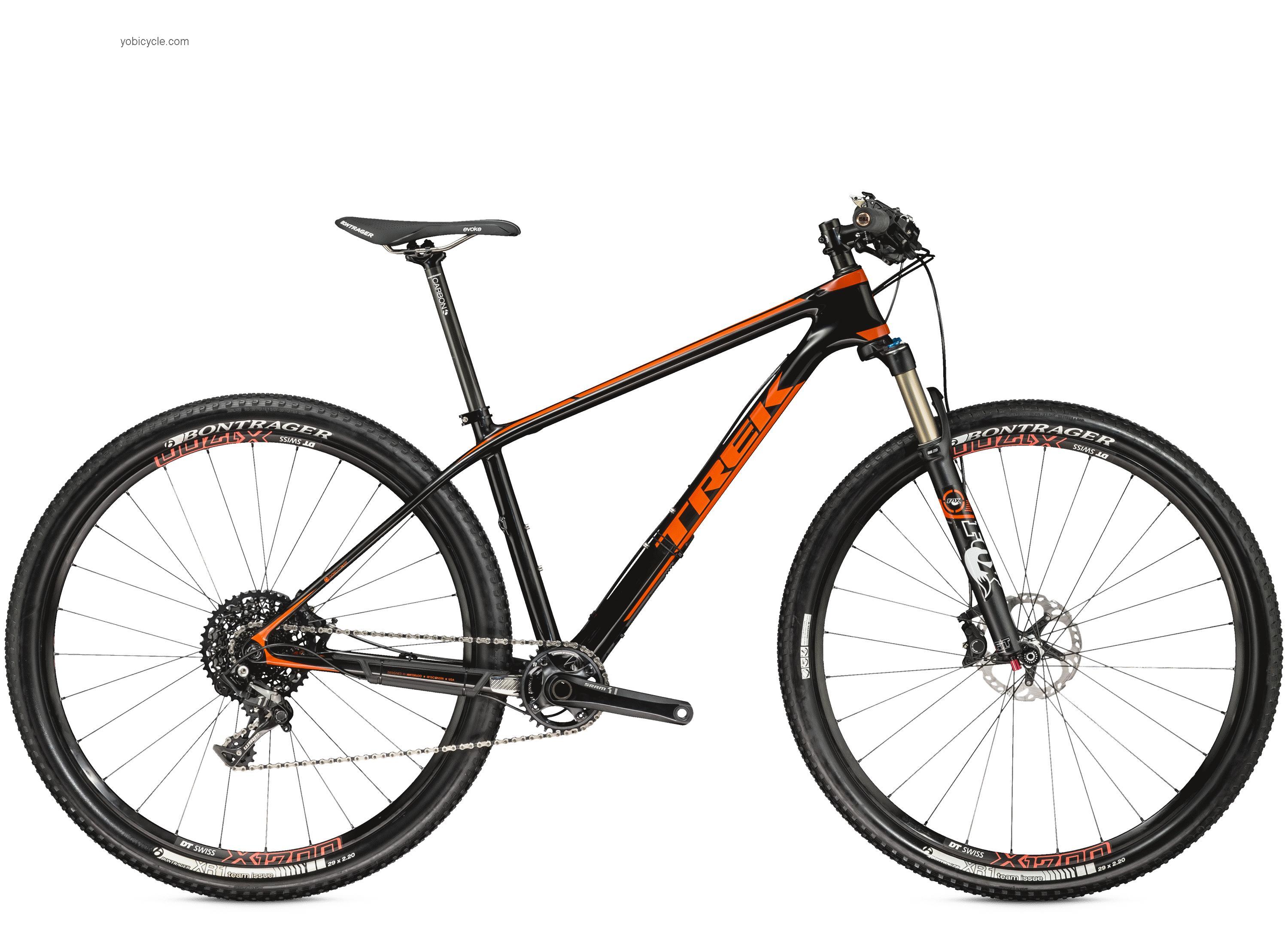 Trek Superfly 9.8 SL 2015 comparison online with competitors