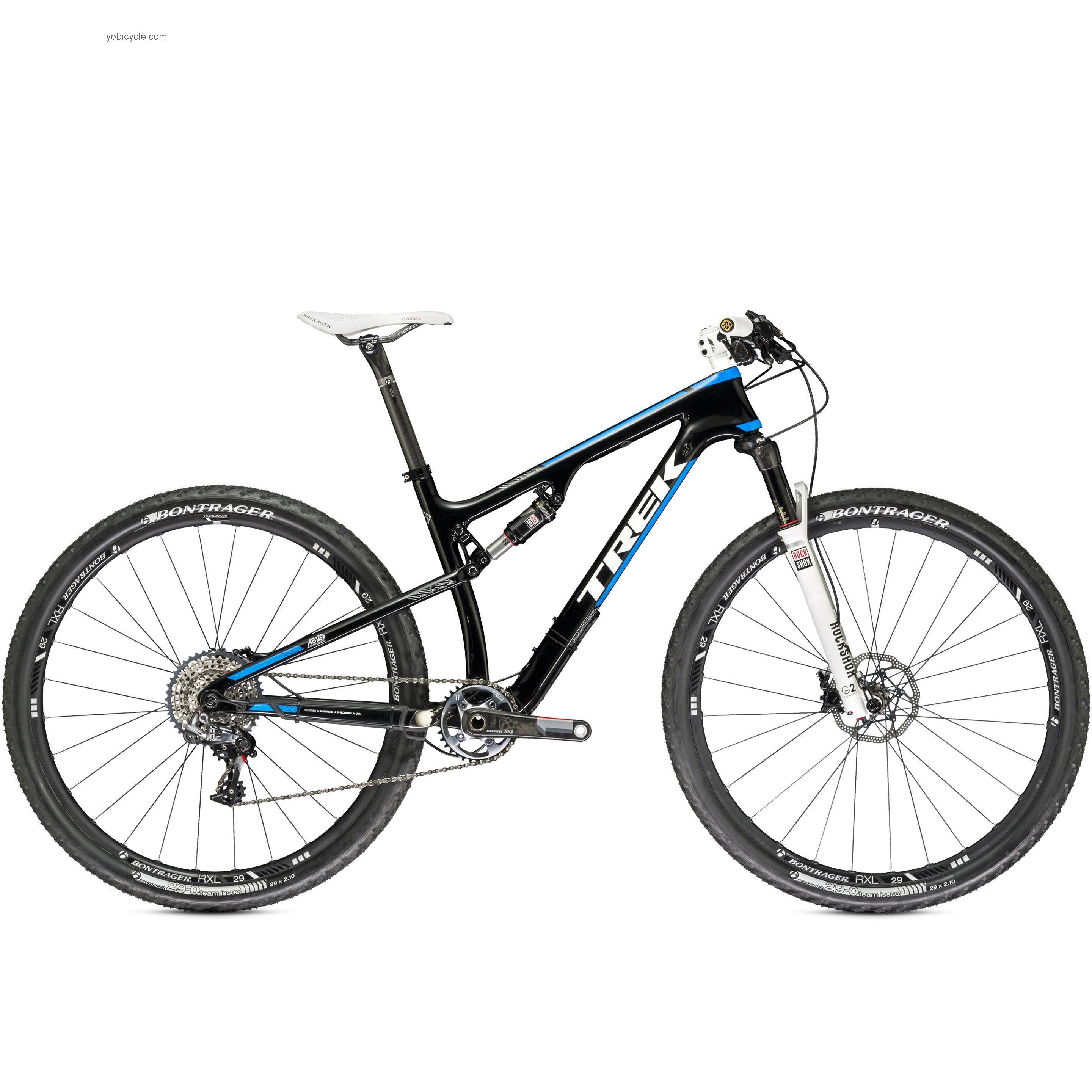Trek  Superfly FS 9.9 SL X Technical data and specifications