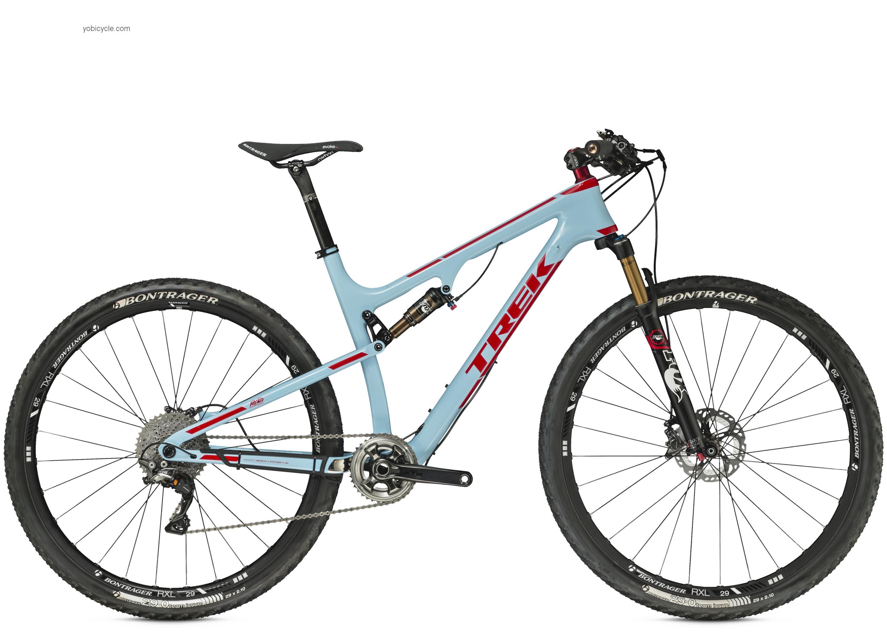 Trek Superfly FS 9.9 SL XTR 2015 comparison online with competitors