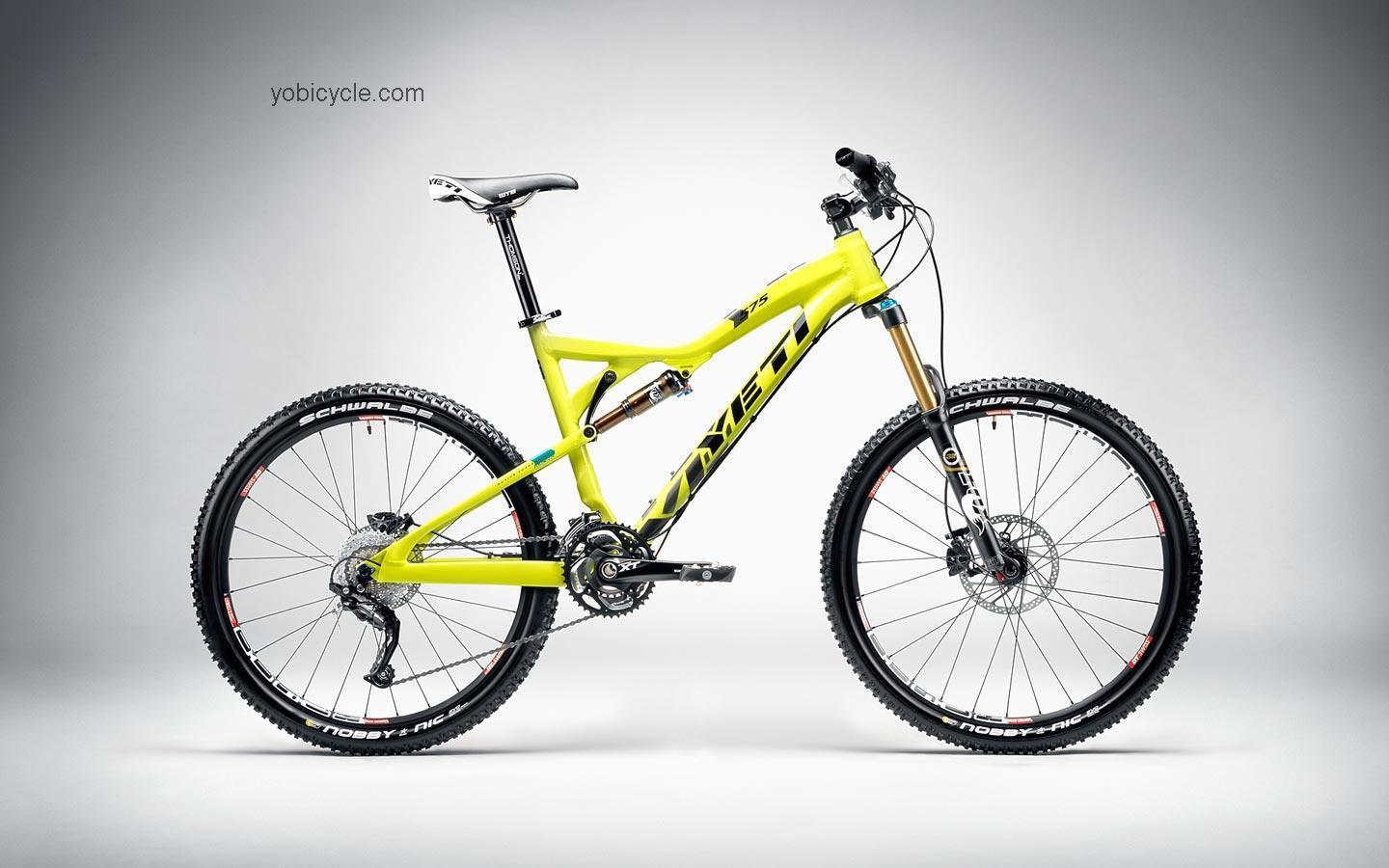 Yeti  575 Enduro Plus Technical data and specifications