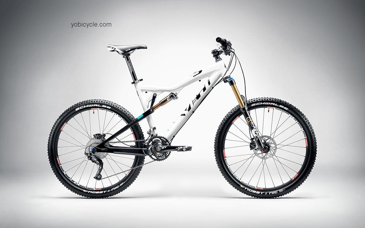 Yeti  ASR-5 Race Technical data and specifications